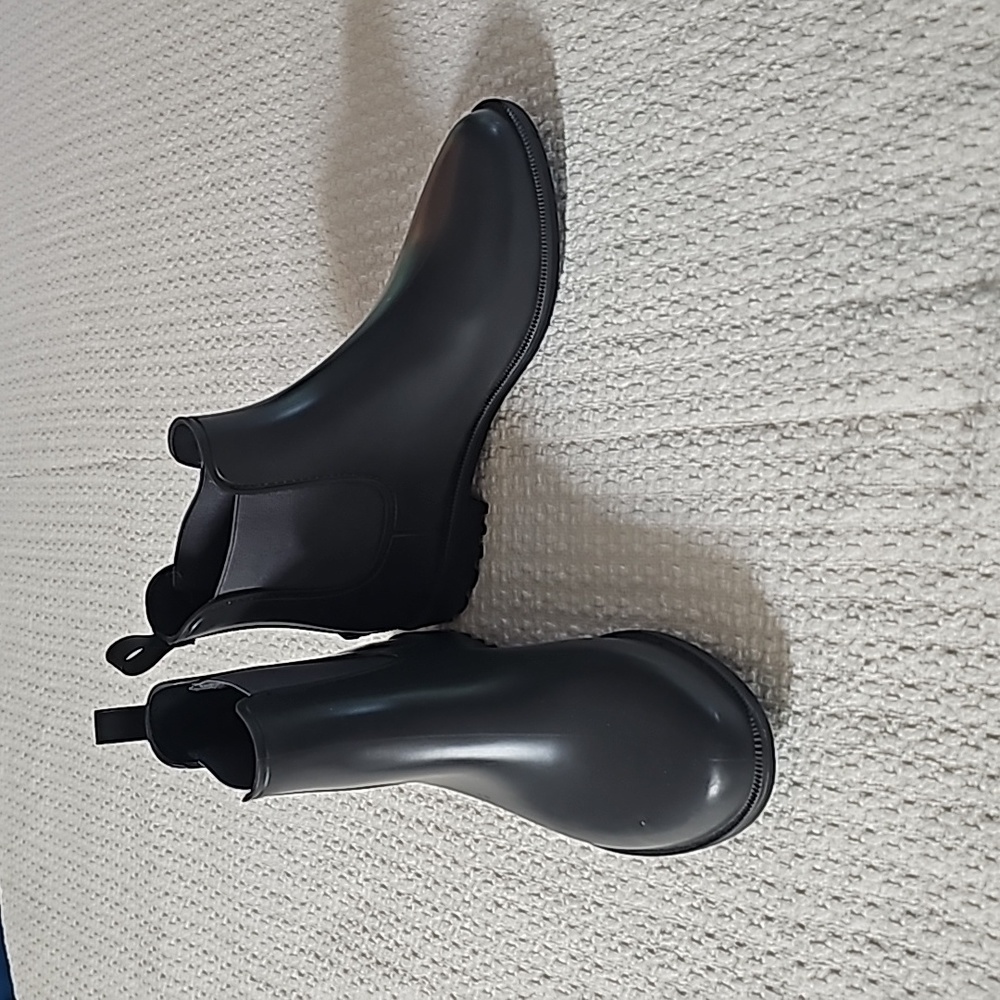 AlwaysShine black rain boots Size 41 EUR /9.5 US womens